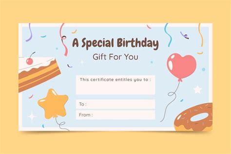 Restaurant birthday voucher Vectors & Illustrations for Free Download ...