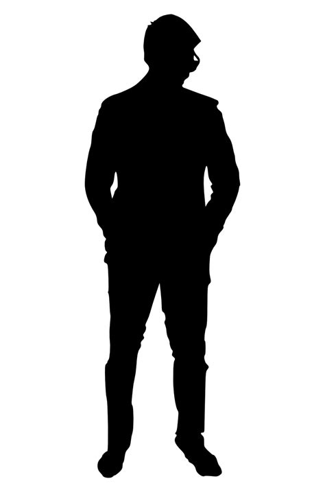 Man Silhouette Transparent Free PNG - PNG Play