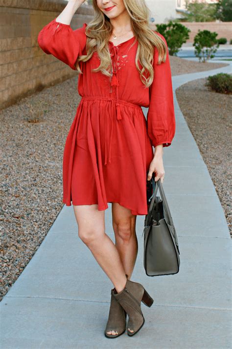 Brick Red Dress | MISSY SUE