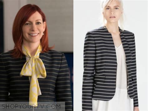 elsbeth Tascioni, the good fight, carrie preston, navy blue striped ...