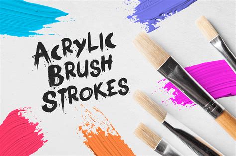 30 Acrylic Brush Strokes :: Behance