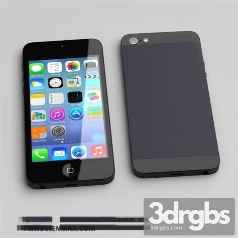 Download Iphone 5 Black model - 3DRGBs