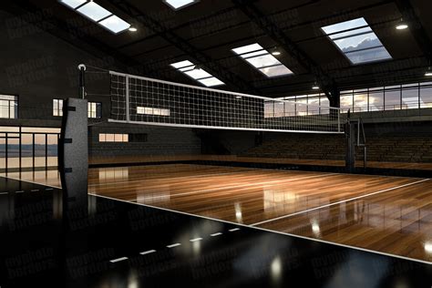 Anime Volleyball Court Background - Volleyball Court Wallpapers ...