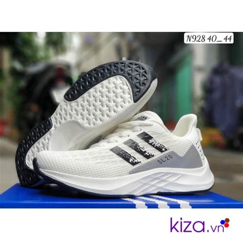 Giày Adidas Nam Trắng Sọc Đen - Chất lượng, giá rẻ