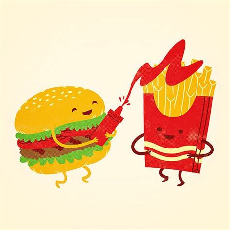 Tumblr | Burger and fries, Burger drawing, Hamburger and fries