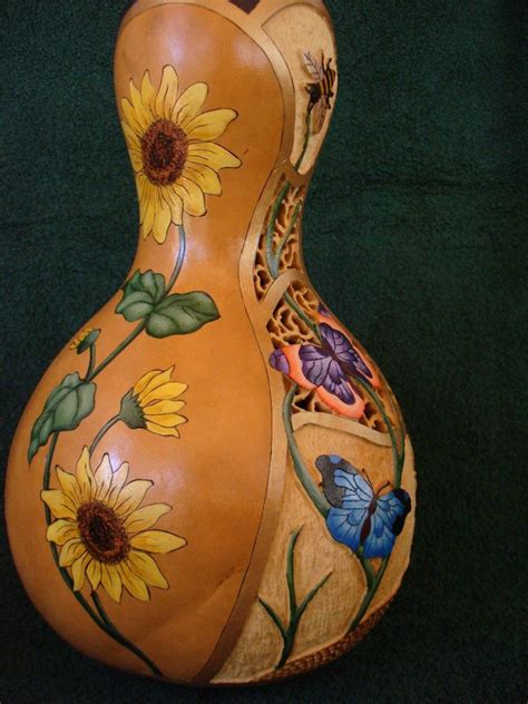 Gourd Design and Layout Archives | Beautiful Gourd Art | Gourds, Gourd ...