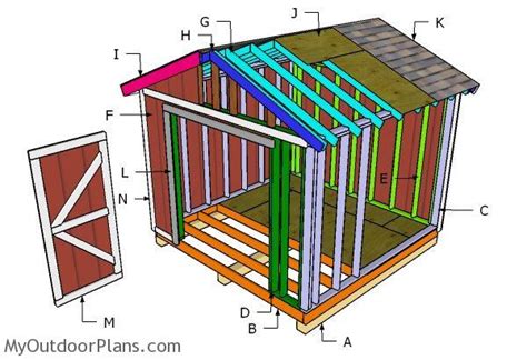 10x10 shed roof plans ~ Grow