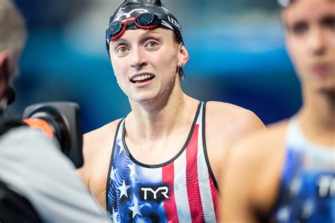 Katie Ledecky Passes Legendary Kickboard to Stanford Freshman Lillie ...