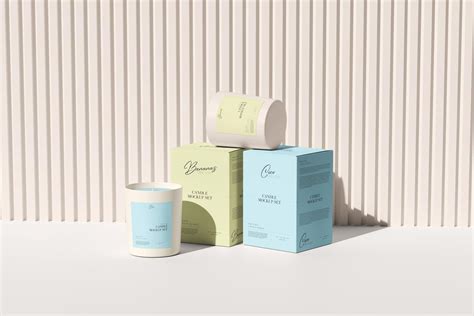 Candle Packaging Mockup