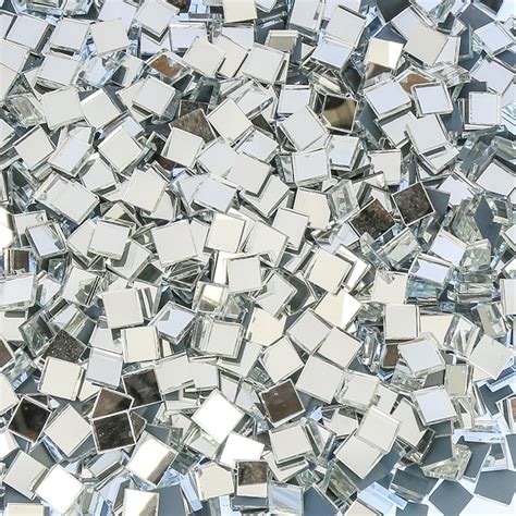 Mirror Mosaic Tiles - Small - 1kg Pack | Mosaics | CleverPatch - Art & Craft Supplies