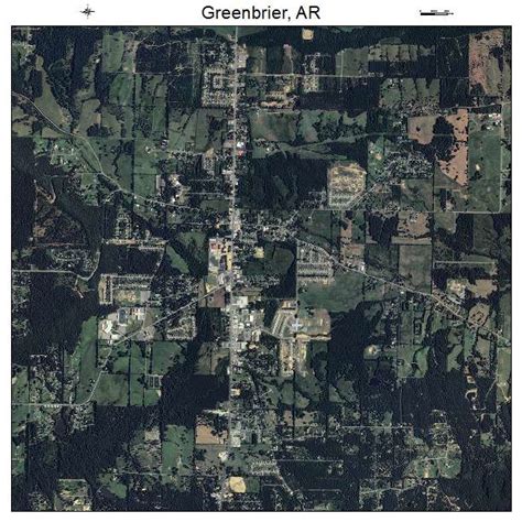 Aerial Photography Map of Greenbrier, AR Arkansas