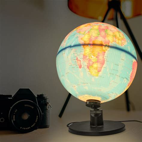 25cm LED World Map Globe Night Light Illuminated Lamp Desk Table Decor Kids Gift | Walmart Canada