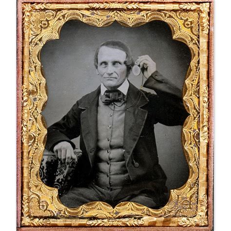 Amazing Ambrotype depicting Victorian Gentleman Listening to Watch from ...