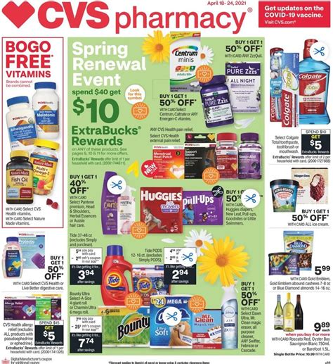 CVS Weekly Ad – Apr 18 – 24, 2021 in 2021 | Weekly ads, Online coupons ...