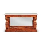 A Restauration Carved Burr Amboyna Console Table with a White Marble Top, Circa 1825 | Design 17 ...