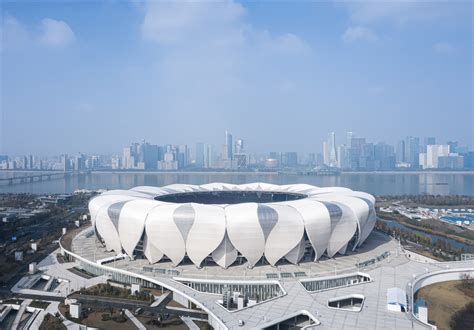 NBBJ models Hangzhou Olympic Sports Center stadium on lotus flowers – Free Autocad Blocks ...