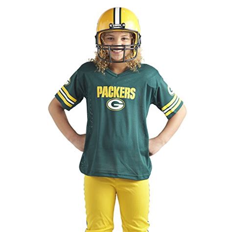 Franklin Sports NFL Green Bay Packers Deluxe Youth Uniform Set, Small