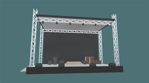 Simple Concert Stage - Download Free 3D model by gluttonic [d5c7733 ...