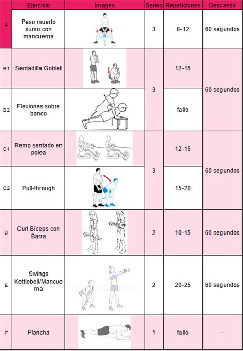 ️ Rutina de Entrenamiento para mujeres principiantes: Aprende a entrenar en el gimnasio