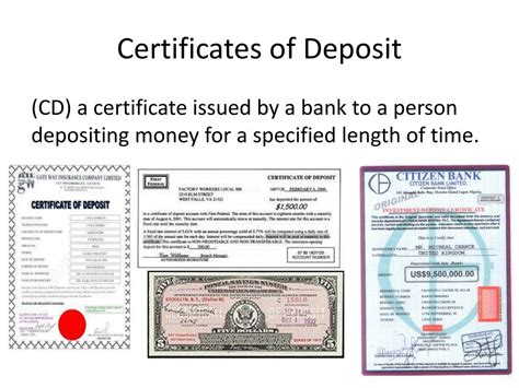 PPT - Certificates of Deposit PowerPoint Presentation, free download ...