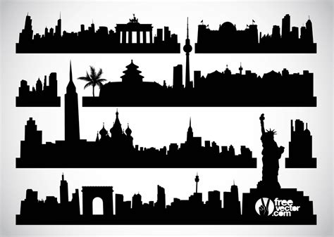 Cityscapes Vector Vector Art & Graphics | freevector.com