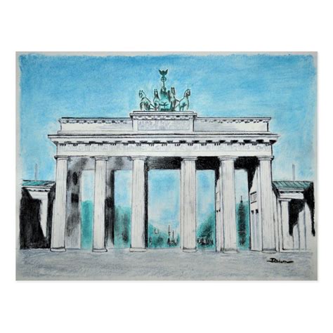 Enjoy Dawn K. Williams' drawing of the famous Brandenburg Gate in Berlin, Germany. A fun way to ...