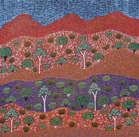 Aboriginal Landscape Paintings by Australian Indigenous artists - Japingka Gallery