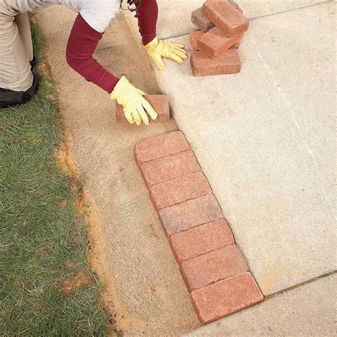 Use Brick Borders for Path Edging | Brick border, Path edging, Brick edging