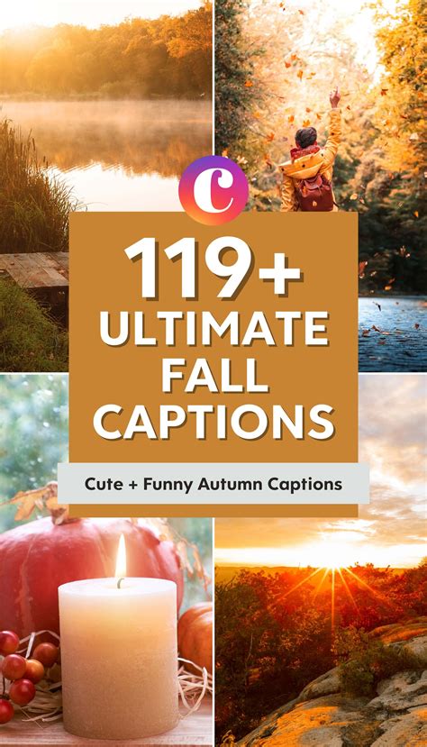 119 best fall instagram captions cute funny autumn captions – Artofit