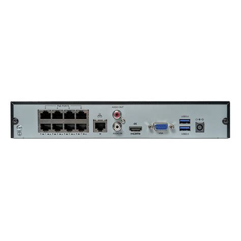 Uniview 8 Channel PoE NVR, NDAA Compliant, 4K Ultra HD with 1 SATA HDD Bay (NVR301-08X-P8)