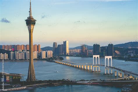 Macau tower View Stock Photo | Adobe Stock