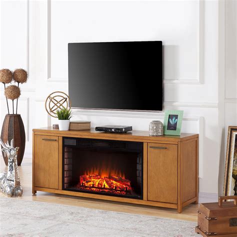 Southern Enterprises Lymden 60-Inch Widescreen Electric Fireplace TV ...