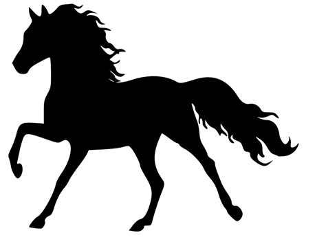 Horse sticker-Horse running wall decal, 34" x 27".256-HS | Horse ...