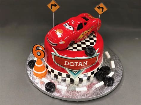 Disney Cars Themed Birthday Cake — Skazka Cakes