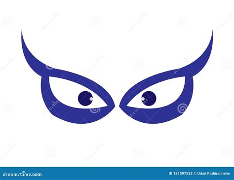 No Fear Vector Two Eyes Logo Stock Vector - Illustration of clinic ...