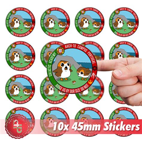 Company Logo Stickers - Round Business Labels - 45mm Stickers x10 - Peel Perfect Stickers