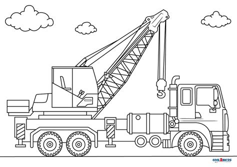 Free Printable Crane Truck Coloring Pages For Kids