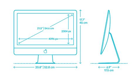 Apple iMac Retina - 21.5” (2015) Dimensions & Drawings | Dimensions.Guide