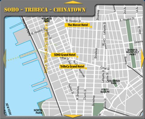 Chinatown New York City Hotel Map - City Hall NYC • mappery