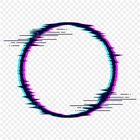 Glitch Circle PNG, Vector, PSD, and Clipart With Transparent Background for Free Download | Pngtree