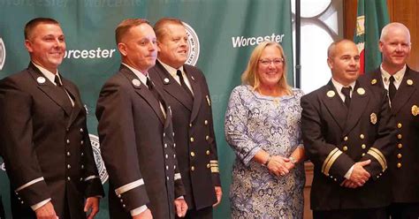 Worcester Hosts Fire Department Promotion Ceremony