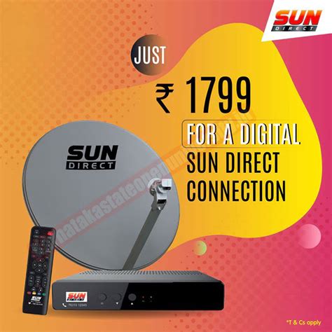 Sun Direct set-top-box prices now start at Rs 1,799, comes with one-month free subscription?