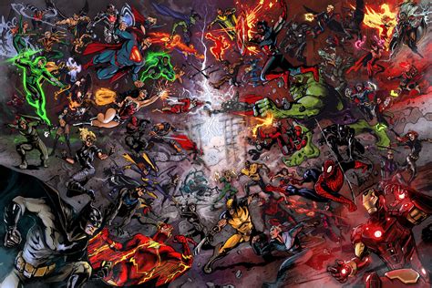 Dc vs Marvel: War of the Universes by timothylaskey on DeviantArt