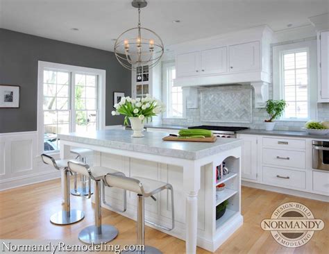 Kitchen with Gray Paint Color - Contemporary - kitchen - Benjamin Moore ...