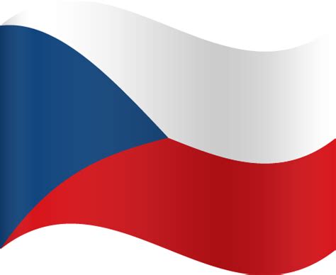 Printable Country Flag of the Czech Republic - Waving | Vector Country ...