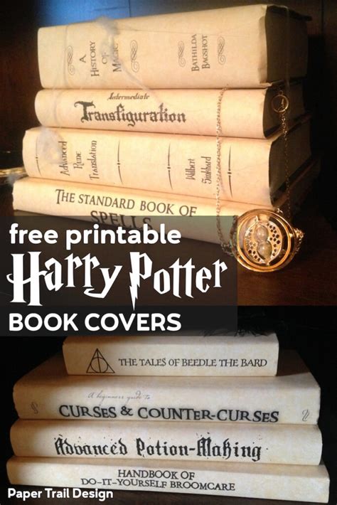 Harry Potter Book Covers Free Printables - Paper Trail Design