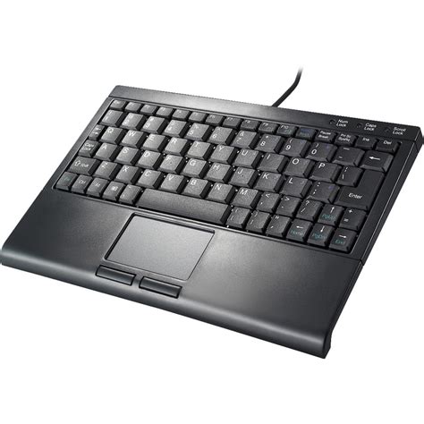 Solidtek Super Mini USB Keyboard with Touchpad KB3410BU B&H