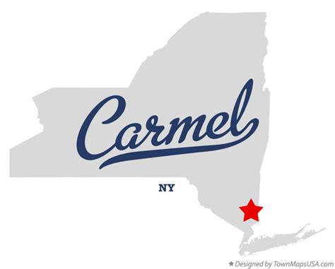 Map of Carmel, NY, New York