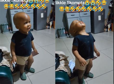 Watch: Little boy joins Skomota craze with the cutest dance moves (Video)