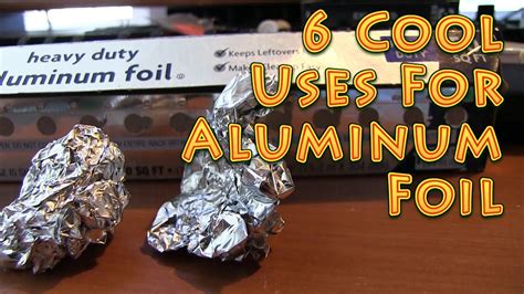 6 Cool Uses for Aluminum Foil - YouTube